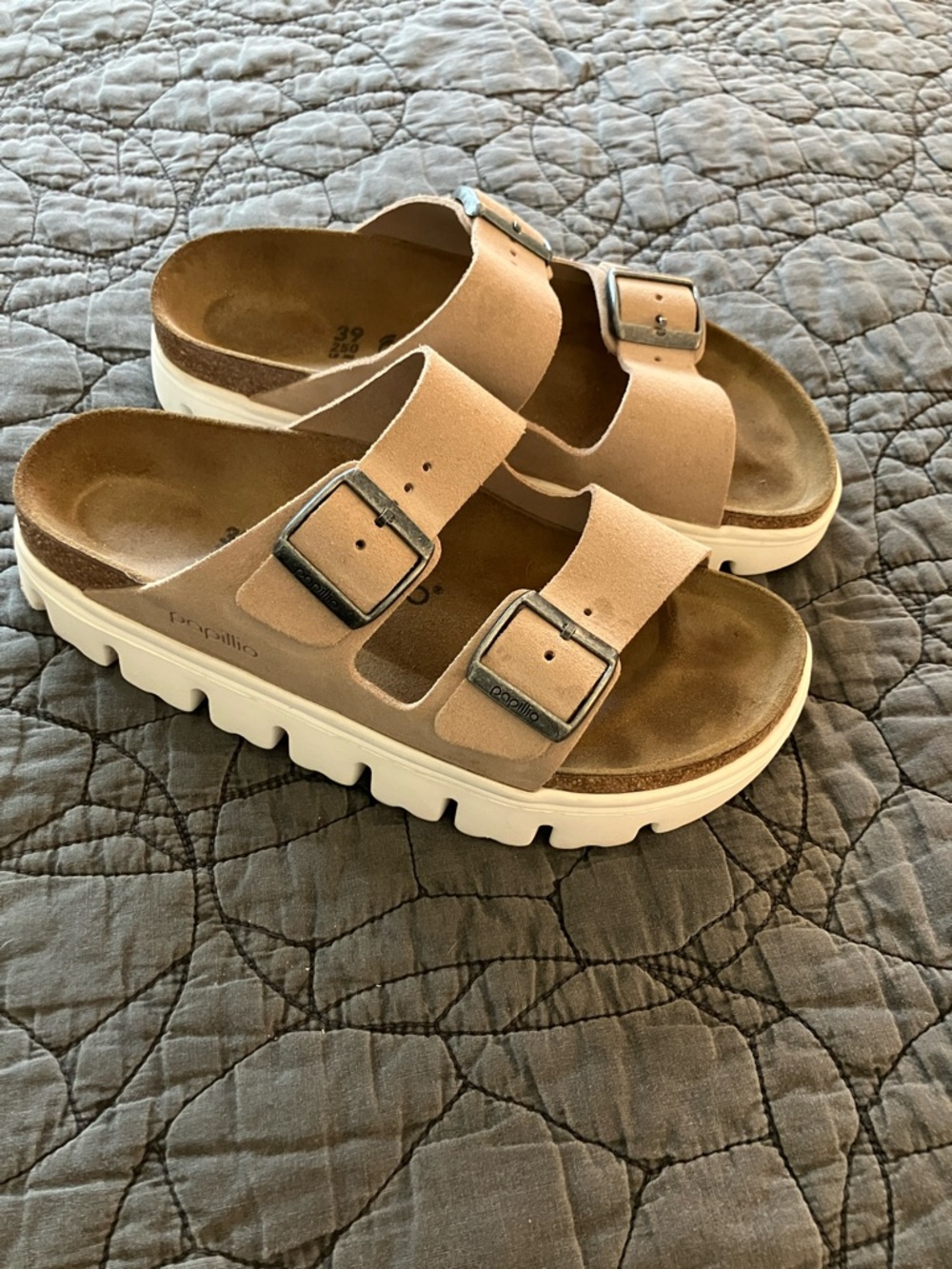Birkenstock Arizona Chunky Platform Sandals size 39